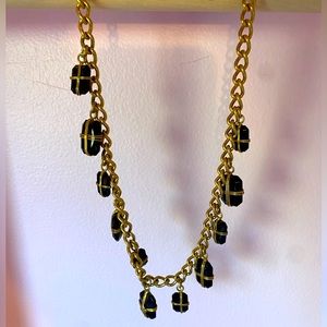 Black and Gold Necklace